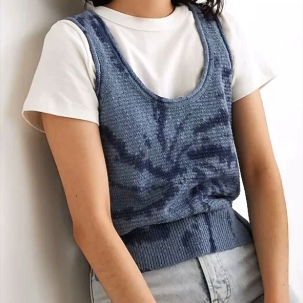 Madewell Fairview Tie-Dye Sweater Tank
